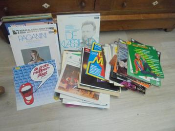 Grote hoeveelheid vinyl LP's , voornamelijk klassieke muziek beschikbaar voor biedingen