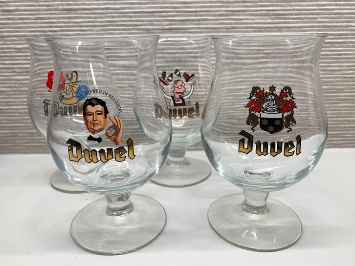 Diverse Duvel glazen, Verzamelen, Biermerken, Gebruikt, Glas of Glazen, Duvel, Ophalen