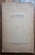 Bouw van middenstandswoningen H. Wegenrif 1919 Zeldzaam, Architecten, Ophalen of Verzenden, Zo goed als nieuw, A.H. Wegerif