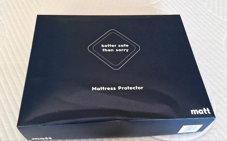 Matt Sleeps Matrasbeschermer 200x200, Huis en Inrichting, Slaapkamer | Beddengoed, Nieuw, Overige typen, Tweepersoons, Wit, Ophalen of Verzenden