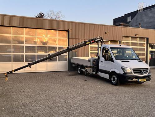 Mercedes-Benz Sprinter 314 2.2 CDI 432 Hiab 038 Laadkraan Ai, Auto's, Bestelauto's, Bedrijf, Te koop, ABS, Airconditioning, Alarm