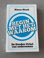 Begin met het Waarom - Simon Sinek, Boeken, Ophalen of Verzenden, Zo goed als nieuw, Management