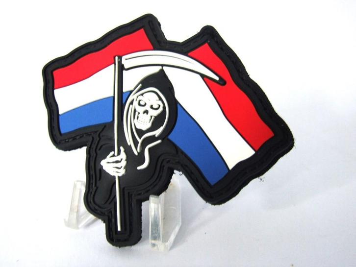 Embleem,Patch,PVC,The,Dutch,Reaper,Koninklijke,Luchtmacht, Verzamelen, Militaria | Algemeen, Luchtmacht, Embleem of Badge, Nederland