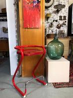 79) Retro rode barkruk / barstool Model S70-3, Gebruikt, Ophalen, 1 kruk