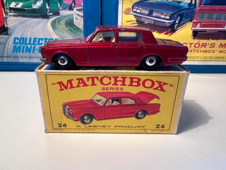 Matchbox Lesney Nr.24c Rolls Royce Silver Shadow, Hobby en Vrije tijd, Modelauto's | Overige schalen, Gebruikt, Auto, Ophalen of Verzenden