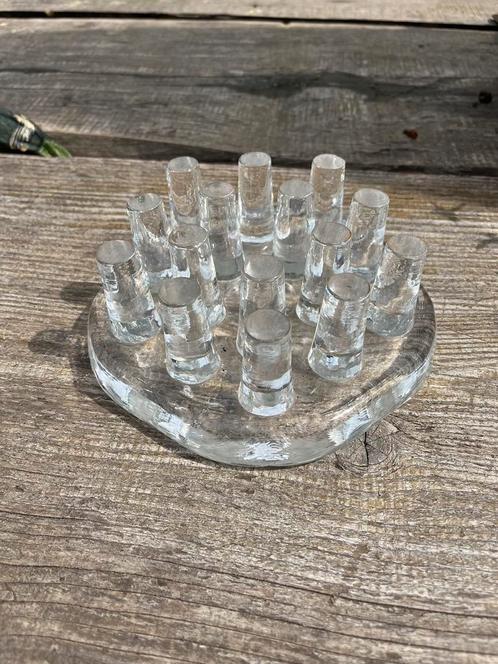 Georgshutte duitsland theelichtje glas vintage jaren 70 €18, Verzamelen, Retro, Huis en Inrichting, Ophalen of Verzenden