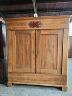 Prachtige antieke eiken linnenkast / kledingkast /meidenkast, Huis en Inrichting, Kasten | Kledingkasten, Ophalen, 200 cm of meer