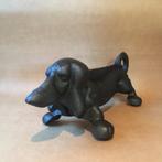 Tekkel van gietijzer collectors item voor hondenliefhebber, Ophalen of Verzenden, Zo goed als nieuw, Hond of Kat, Beeldje of Figuurtje