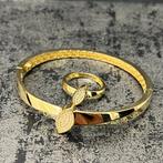 18k gouden armband met ring nieuw, Ophalen of Verzenden, Nieuw, Goud