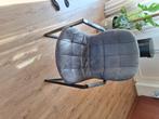 6 eethoekstoelen samen €75, Huis en Inrichting, Ophalen, Zo goed als nieuw, Stof, Grijs