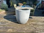 Fiberstone bloempot buiten, Tuin en Terras, Bloembakken en Plantenbakken, Ophalen, Gebruikt, Rond, Minder dan 60 cm
