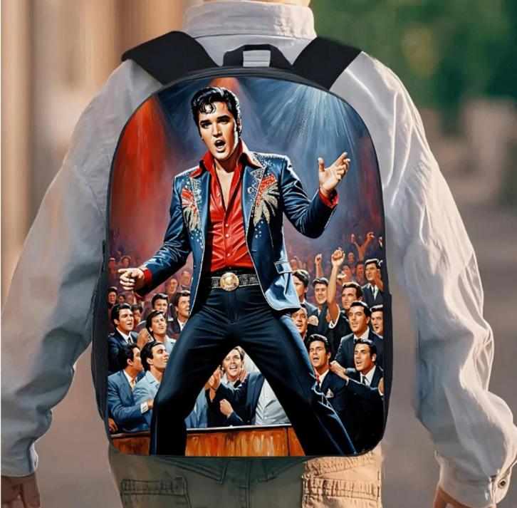 ELVIS PRESLEY Rugzak - Tas - Etui., Verzamelen, Muziek, Artiesten en Beroemdheden, Nieuw, Gebruiksvoorwerp, Ophalen of Verzenden