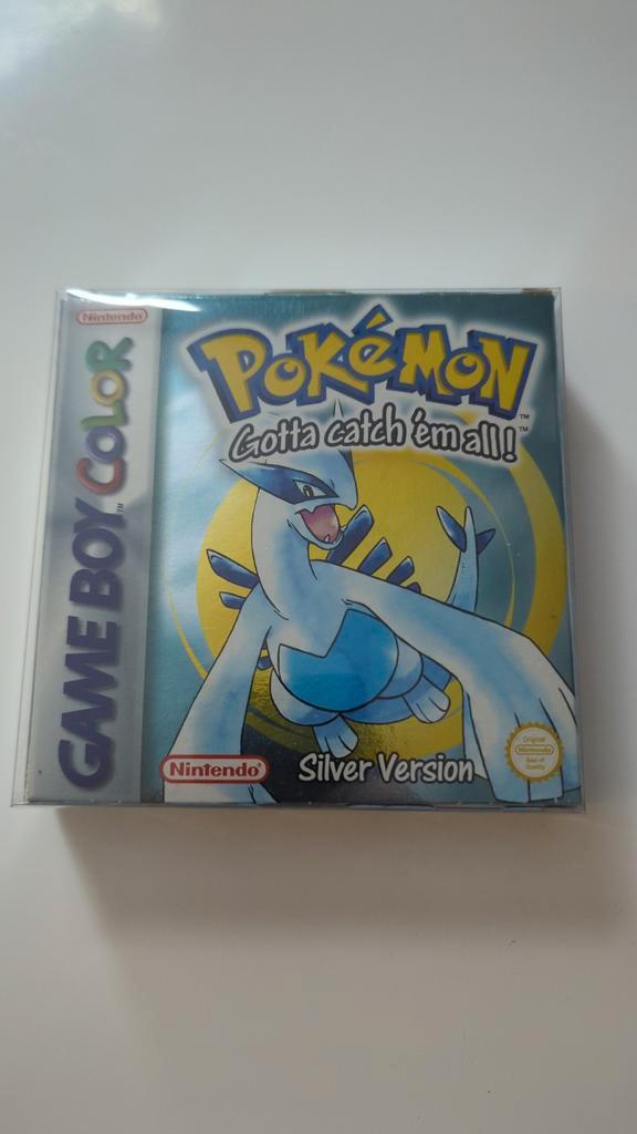 Pokemon Silver CIB - PAL - Game Boy Color, Spelcomputers en Games, Games | Nintendo Game Boy, Zo goed als nieuw, Role Playing Game (Rpg)