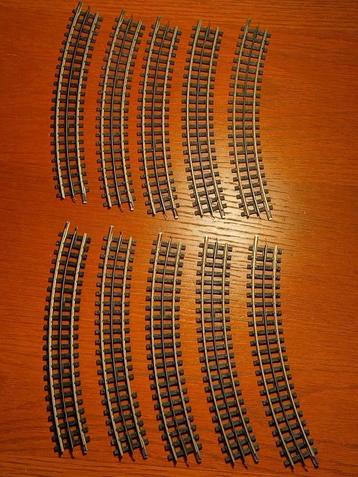 Trix Express 4312 - Gebogen rails (10x) beschikbaar voor biedingen