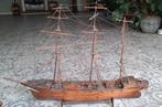. Mooie grote houten boot, Hobby en Vrije tijd, Modelbouw | Boten en Schepen, Ophalen, Zo goed als nieuw