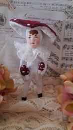 Prachtig brocante wattenpopje Paddestoel meisje Pasen Lente, Diversen, Ophalen of Verzenden