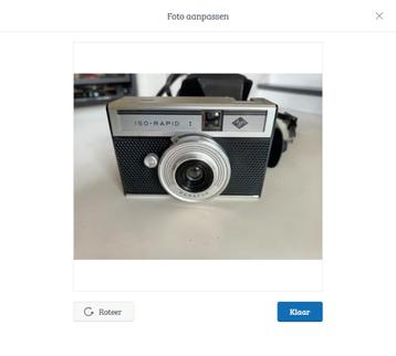 Vintage analoge camera Agfa Iso Rapid I met originele hoes  beschikbaar voor biedingen