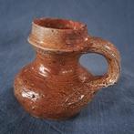 Raeren Steengoed Kruikje Oliekruik Kraagkruikje bodemvondst, Antiek en Kunst, Ophalen of Verzenden
