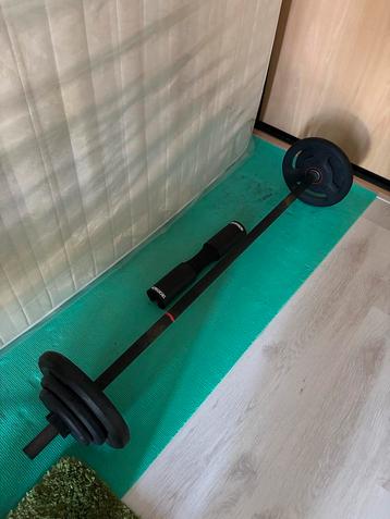 Decathlon Halterset 20kg + Kussen beschikbaar voor biedingen