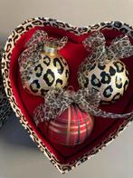 Nieuwe Patty Brard tijger kerst ballen in doos, Ophalen of Verzenden, Nieuw