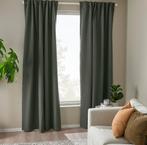 Donkergroene gordijnen - 4 stuks - ROSENMANDEL, Huis en Inrichting, Stoffering | Gordijnen en Lamellen, Ophalen, 100 tot 150 cm