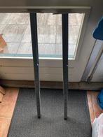 Metalen verstelbare poten, Huis en Inrichting, Tafels | Sidetables, Ophalen, Gebruikt, Minder dan 50 cm, Minder dan 25 cm