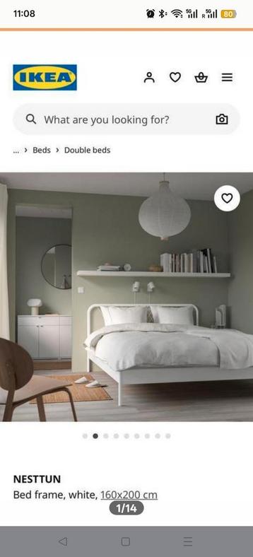nesttun IKEA bedframe 160x200 - afbeelding 3