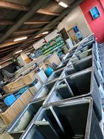 vijverbakken 500L & 1500L, Ophalen, Gebruikt