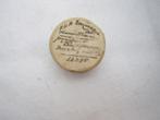 95.  Oud pillendoosje uit 1945. papier, Verzamelen, Ophalen, Gebruikt
