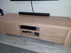 Blank eiken tv meubel, Huis en Inrichting, Kasten | Televisiemeubels, Ophalen, 150 tot 200 cm, Zo goed als nieuw, Minder dan 100 cm