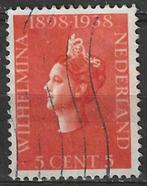Nederland 1938 - Yvert 310 - Koningin Wilhelmina   (ST), Postzegels en Munten, Postzegels | Nederland, Verzenden, Gestempeld