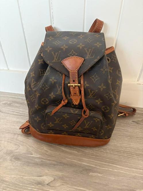 Louis Vuitton Montsouris MM tas (designer vintage bag), Sieraden, Tassen en Uiterlijk, Tassen | Damestassen, Gebruikt, Overige typen