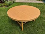 Salontafel eikenfineer, Huis en Inrichting, Tafels | Salontafels, 50 tot 100 cm, Rond, Zo goed als nieuw, Ikea Listerby