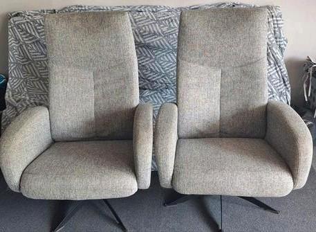 Twee relaxfauteuils "Gelderland", Huis en Inrichting, Fauteuils, Gebruikt, Stof, 50 tot 75 cm, 75 tot 100 cm, Ophalen