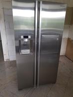 Koel- vrieskast met koud water en ijsblokjes machine, Witgoed en Apparatuur, Koelkasten en IJskasten, Ophalen, Gebruikt, 200 liter of meer