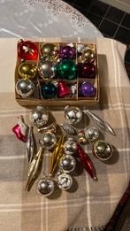 Kerstballen oud glas ., Diversen, Kerst, Ophalen of Verzenden, Gebruikt