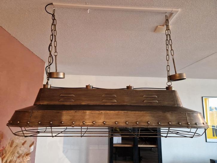 Industriële Hanglamp BePureHome, Huis en Inrichting, Lampen | Hanglampen, Zo goed als nieuw, Metaal, Ophalen