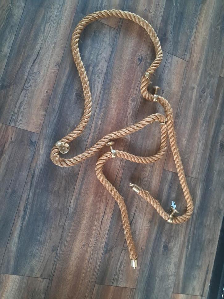 Trap leuning touw met bevestigingen, Doe-het-zelf en Verbouw, Ladders en Trappen, Ophalen of Verzenden