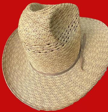 Gandero saturno cowboy straw hat origineel uit de usa maat 7 beschikbaar voor biedingen