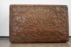 Nederlands Indie art deco sigaren doos met pauw, Antiek en Kunst, Kunst | Beelden en Houtsnijwerken, Ophalen of Verzenden