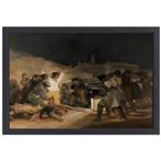 De Derde mei 1808 - Francisco Goya canvas + baklijst 70x50cm, Nieuw, Verzenden