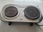 Elektrische 2-pits kookplaat - Compact en handig!, Witgoed en Apparatuur, Kookplaten, Ophalen, Gebruikt, 3 kookzones of minder