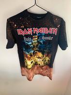 Custom Iron Maiden t -shirt, Kleding | Heren, T-shirts, Maat 46 (S) of kleiner, Gedragen, Zwart, Verzenden