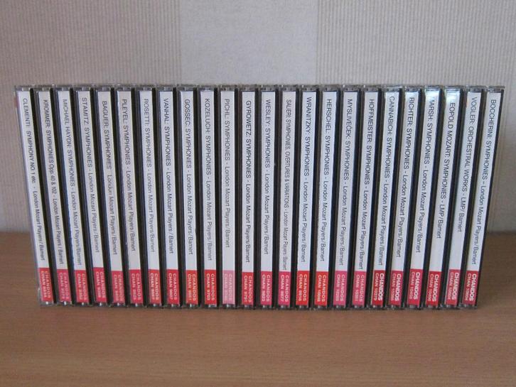 24x CD London Mozart Players Bamert Contemporaries of Mozart, Cd's en Dvd's, Cd's | Klassiek, Zo goed als nieuw, Kamermuziek, Classicisme