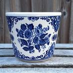 Prachtige Delfts blauwe bloempot., Antiek en Kunst, Ophalen of Verzenden