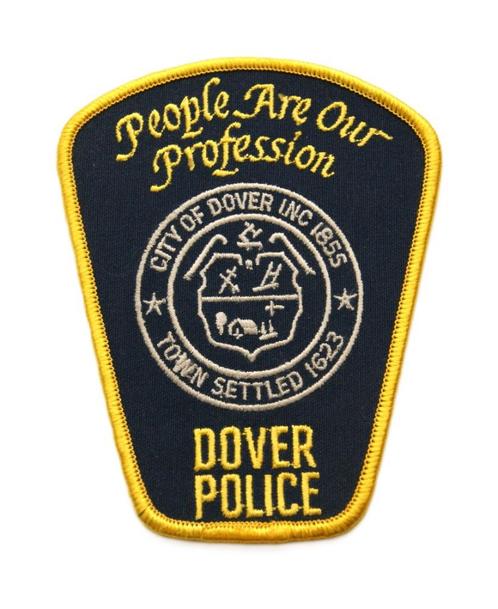 Patch / Embleem USA Police Dover NH, Verzamelen, Militaria | Algemeen, Overige soorten, Embleem of Badge, Amerika, Verzenden