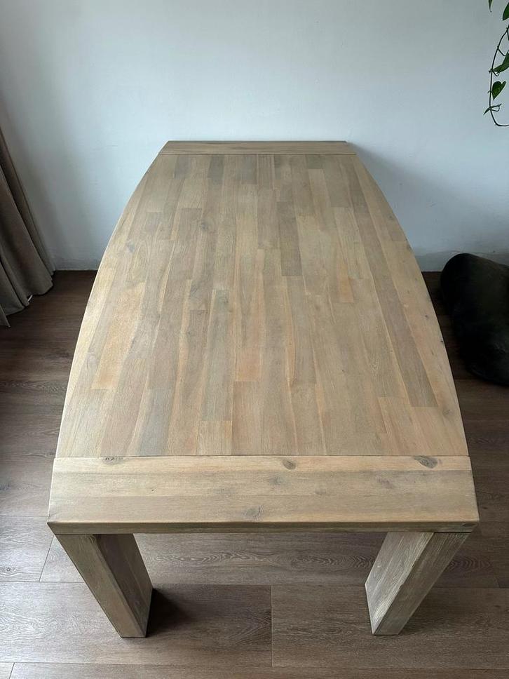 Massief eiken Henders & Hazel eettafel | licht ovaal | 190cm, Huis en Inrichting, Tafels | Eettafels, Gebruikt, 100 tot 150 cm