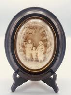 Meerschuim pijpaarde reliëf 19e eeuw heilige familie, Antiek en Kunst, Ophalen of Verzenden