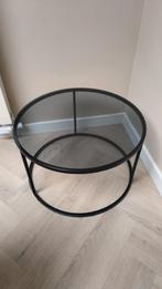 Twee glazen tafeltjes, Ophalen of Verzenden