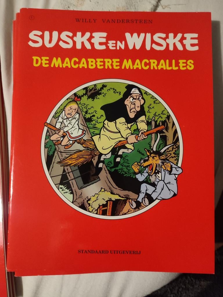 Suske en Wiske - De Macabere Macralles, Eén stripboek, Ophalen of Verzenden, Gelezen, Willy Vandersteen